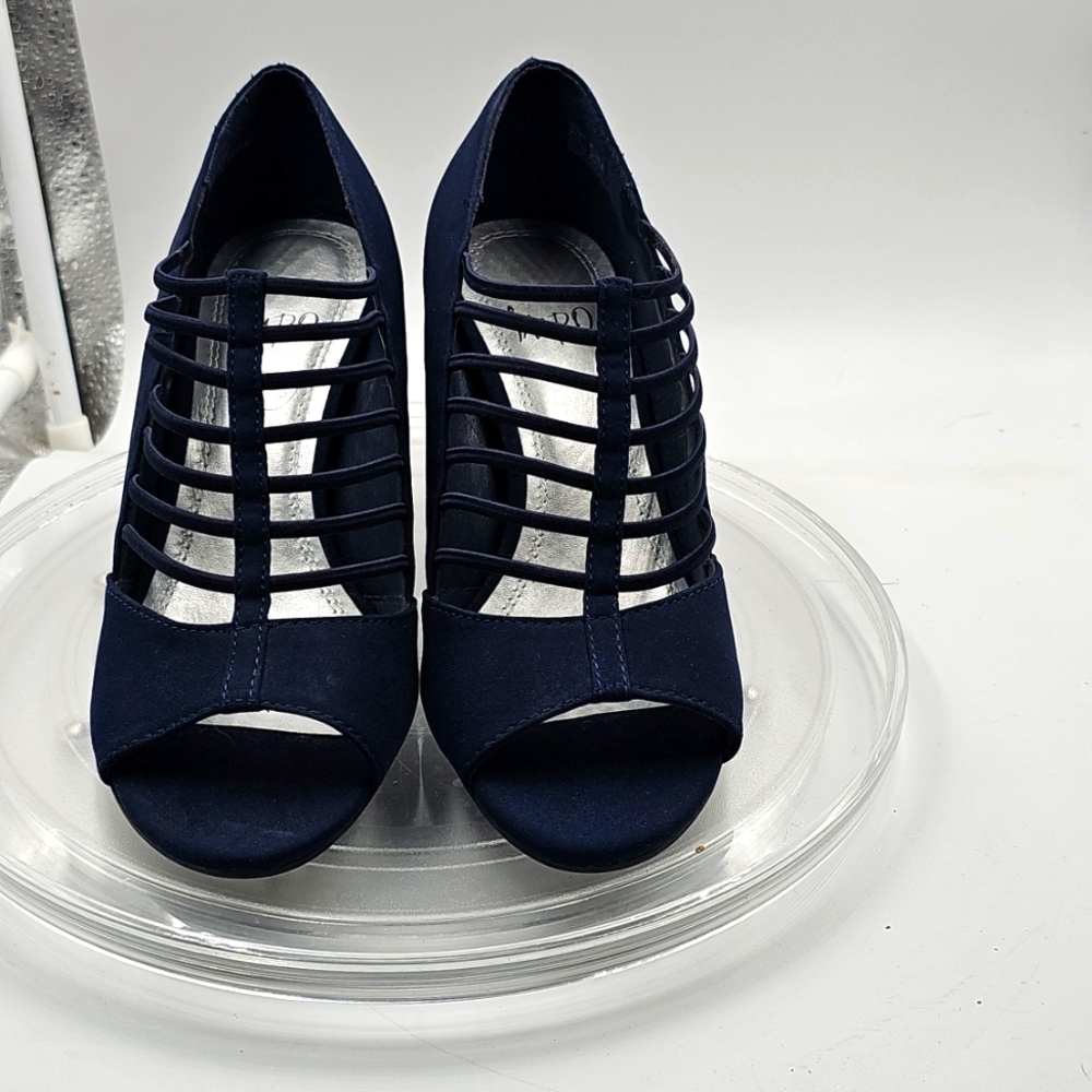 Y Impo stretch dress heels. - Picture 1 of 7
